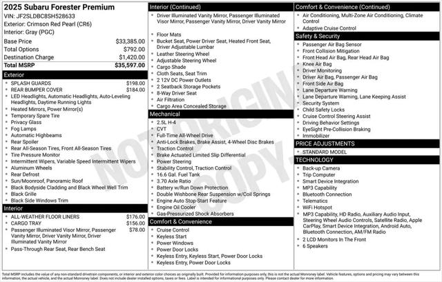 2025 Subaru Forester Premium