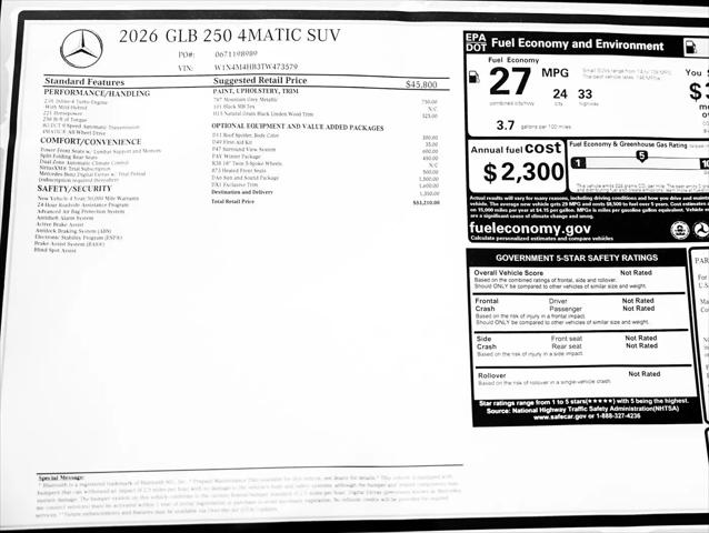 2026 Mercedes-Benz GLB 4MATIC