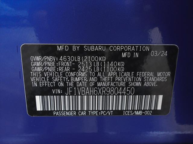 2024 Subaru WRX Premium