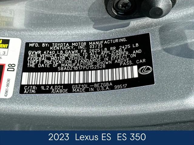 2023 Lexus ES 350 ES 350