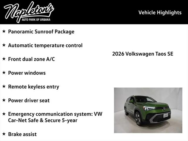 2026 Volkswagen Taos SE
