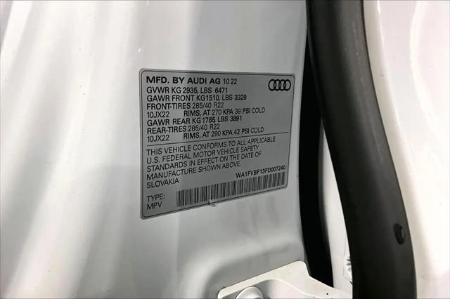 2023 Audi Q8 Prestige 55 TFSI quattro Tiptronic