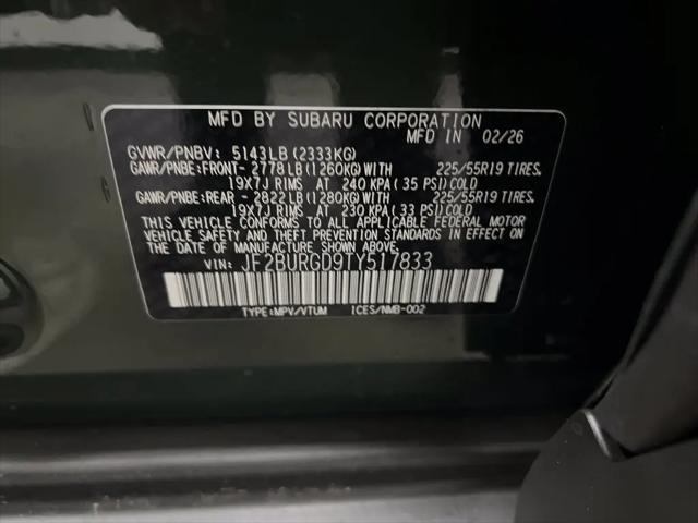 2026 Subaru Outback Limited XT