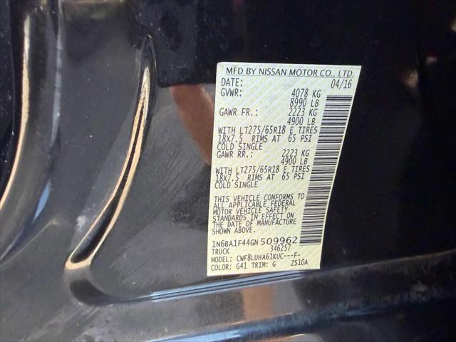 2016 Nissan Titan XD PRO-4X Diesel
