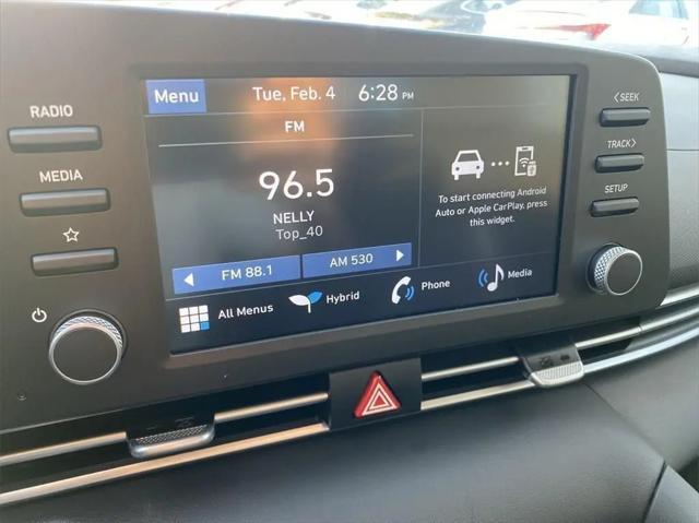 2025 Hyundai Elantra Hybrid Blue