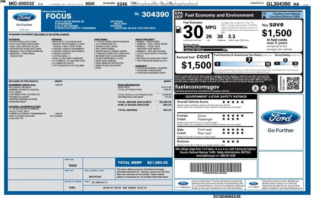 2016 Ford Focus SE