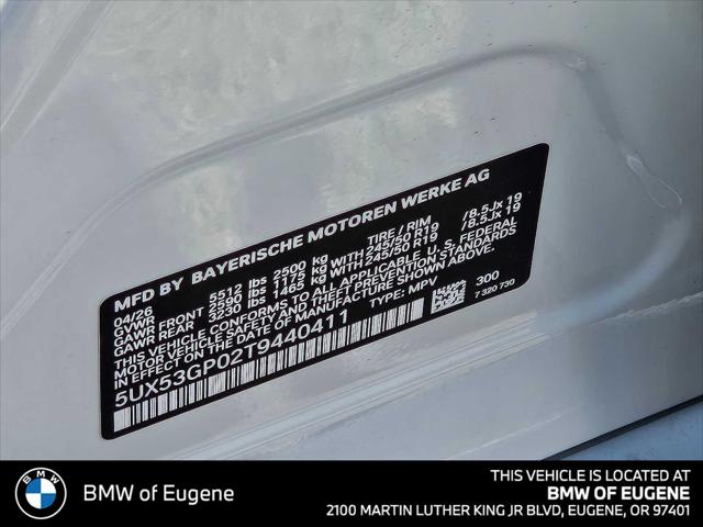 2026 BMW X3 30 xDrive