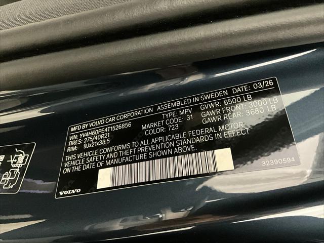 2026 Volvo XC90 Plug-In Hybrid Plus, T8 AWD, Electric/Gasoline, Bright, 7 Seats