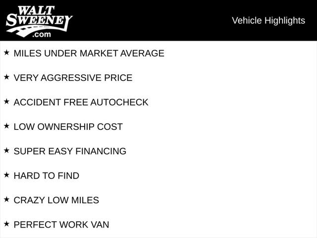 2019 Ram ProMaster Cargo Van Low Roof 136" WB