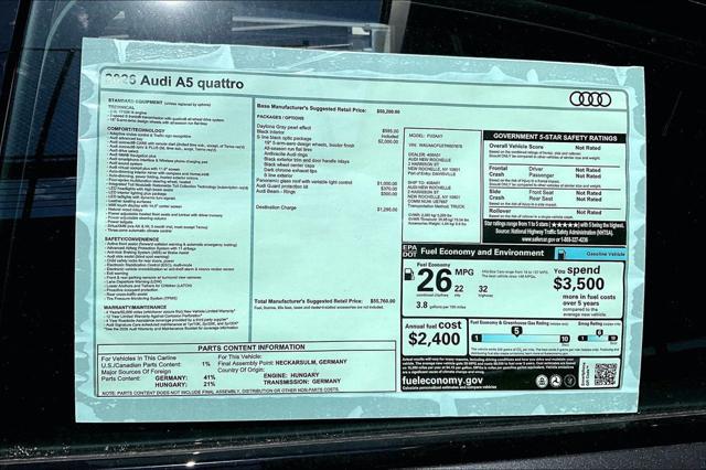 2026 Audi A5 Premium TFSI quattro S tronic