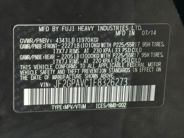 2014 Subaru XV Crosstrek 2.0i Premium