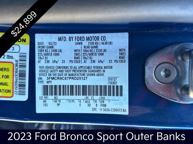 2023 Ford Bronco Sport Outer Banks