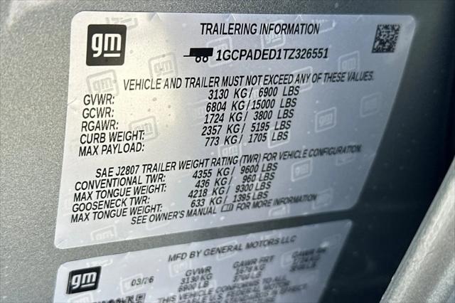 2026 Chevrolet Silverado 1500 2WD Crew Cab Short Bed RST