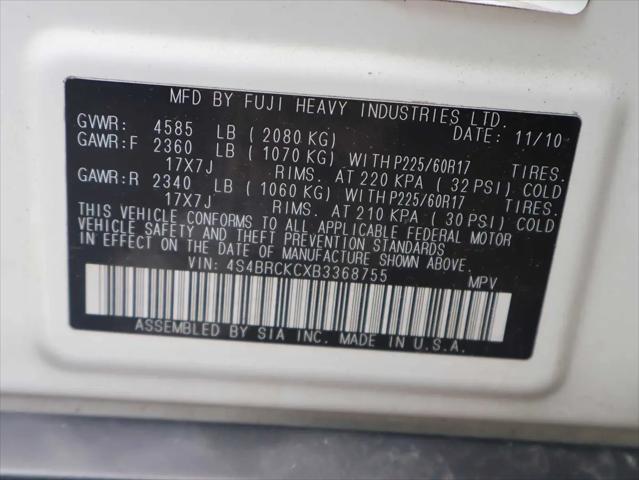 2011 Subaru Outback 2.5i Limited
