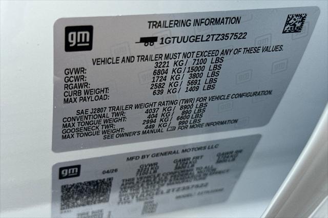 2026 GMC Sierra 1500 Crew Cab, Short Bed, Denali, 4WD