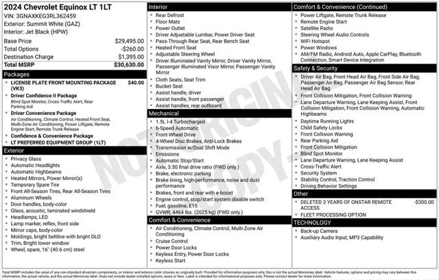 2024 Chevrolet Equinox FWD LT