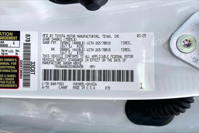 2025 Toyota Sequoia SR5