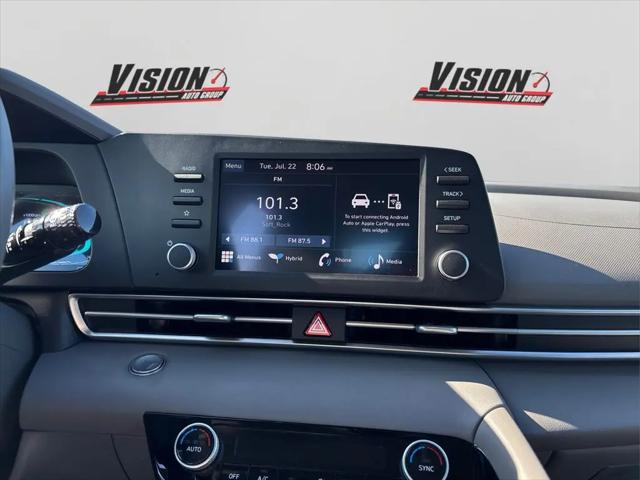 2025 Hyundai Elantra Hybrid Blue