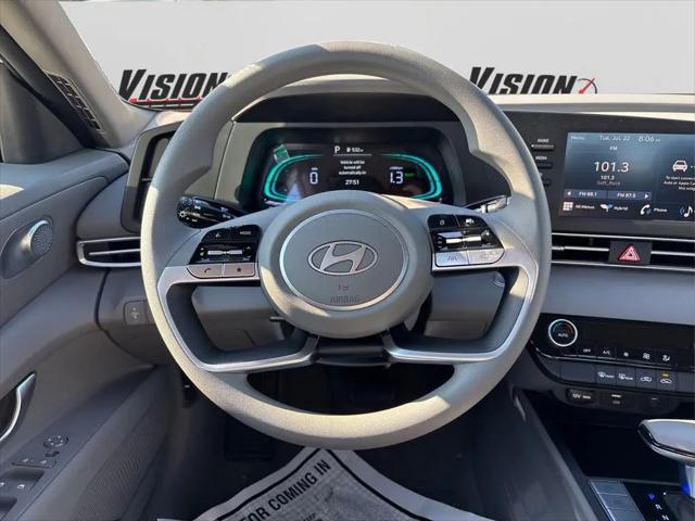 2025 Hyundai Elantra Hybrid Blue