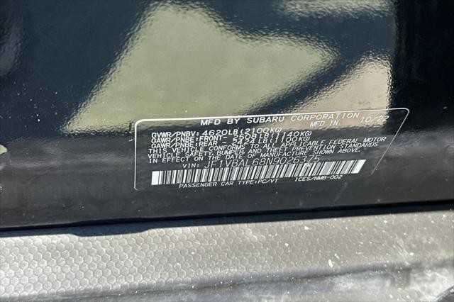 2022 Subaru WRX Limited