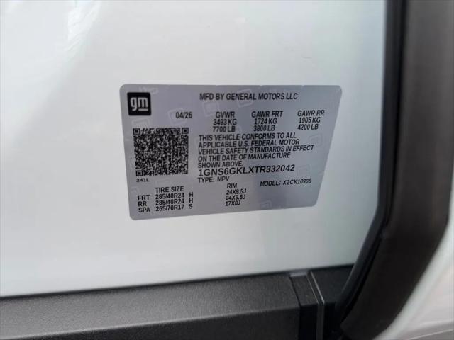 2026 Chevrolet Suburban High Country, 4WD