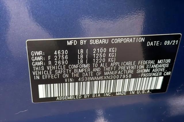 2022 Subaru Legacy Limited