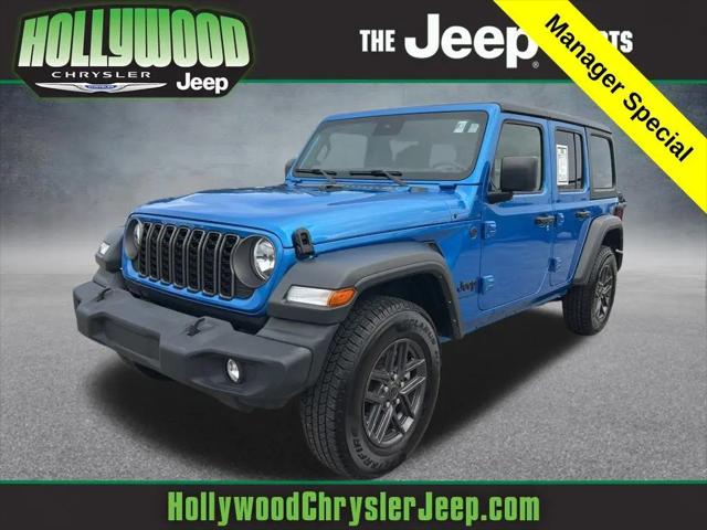 2024 Jeep Wrangler 4-Door Sport S 4x4 for sale in Hollywood, FL