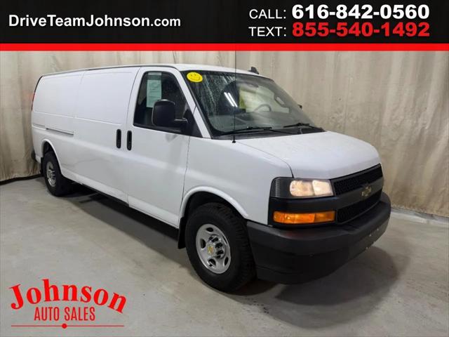 2020 Chevrolet Express Cargo Van RWD 3500 Extended Wheelbase WT for sale in Fruitport, MI