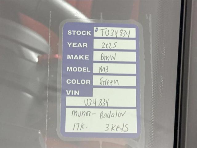 2025 BMW M3 Competition xDrive