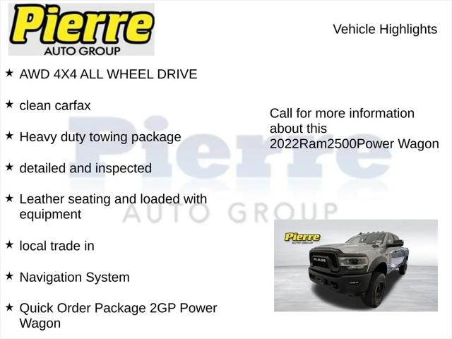 2022 Ram 2500 Power Wagon Crew Cab 4x4 6'4" Box