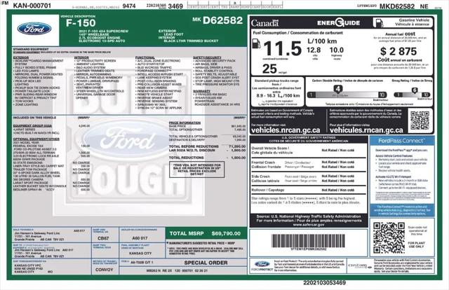 2021 Ford F-150 LARIAT