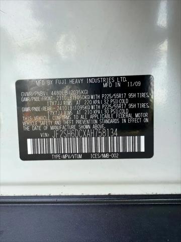 2010 Subaru Forester 2.5X Limited