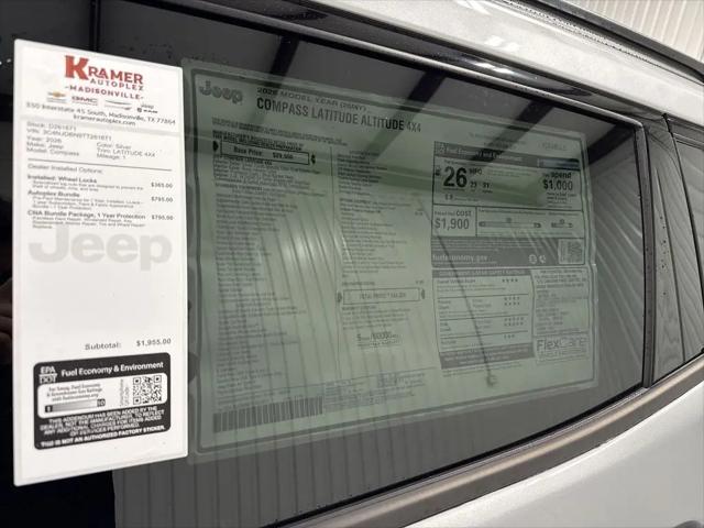 2026 Jeep Compass Latitude Altitude
