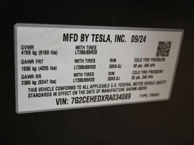2024 Tesla Cybertruck All-Wheel Drive