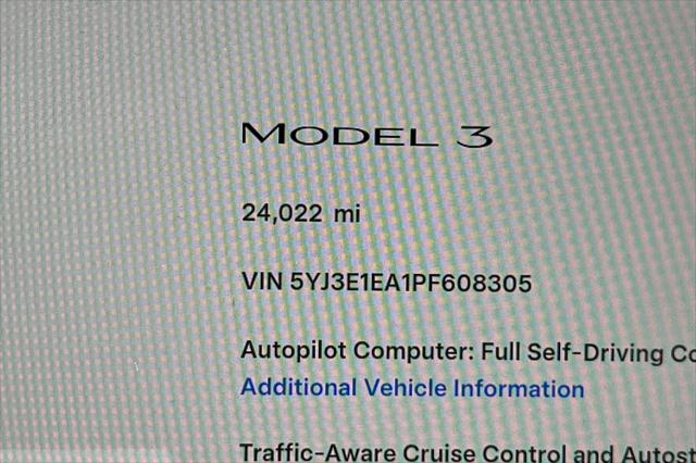 2023 Tesla Model 3 Rear-Wheel Drive