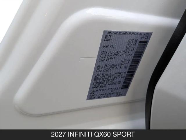 2027 INFINITI QX60 SPORT