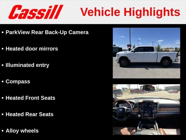 2020 Ram 1500 Laramie Longhorn Crew Cab 4x4 5'7" Box