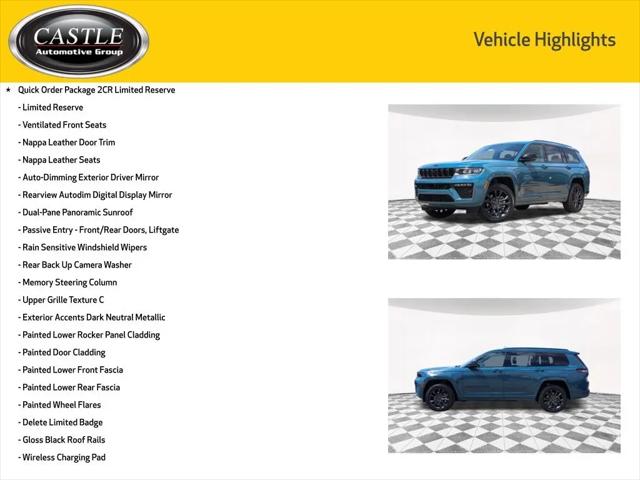 2026 Jeep Grand Cherokee L Limited Reserve
