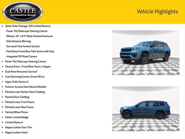 2026 Jeep Grand Cherokee L Limited Reserve