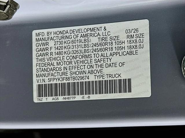 2026 Honda Ridgeline Black Edition