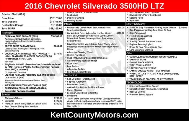 2016 Chevrolet Silverado 3500HD LTZ for sale in Dover, DE