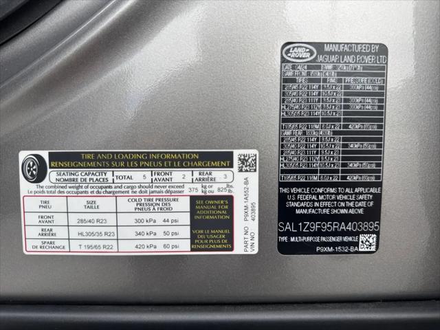 2024 Land Rover Range Rover Sport SV Edition One Obsidian Black