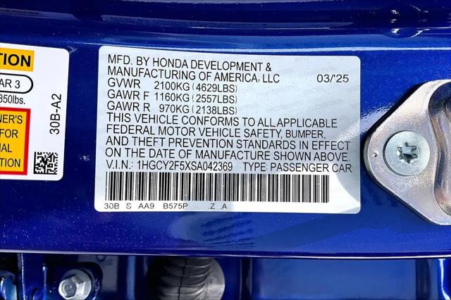 2025 Honda Accord Sedan Sport