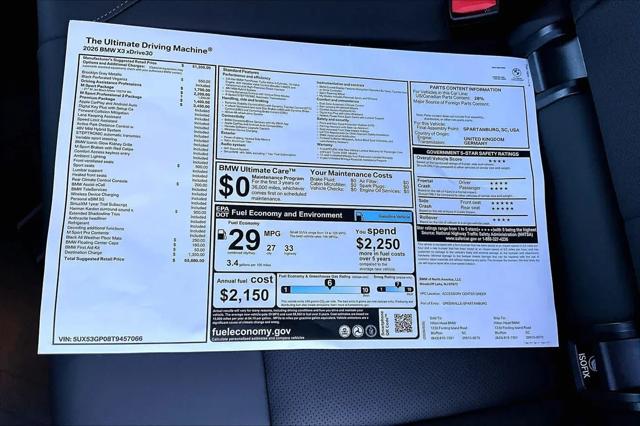 2026 BMW X3 30 xDrive