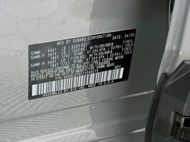 2026 Subaru Forester Touring