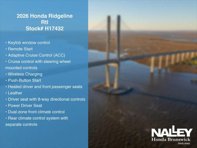 2026 Honda Ridgeline RTL