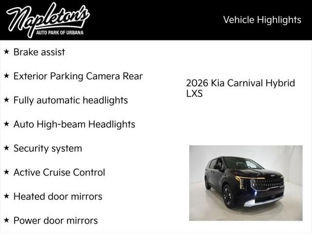 2026 Kia Carnival MPV LXS