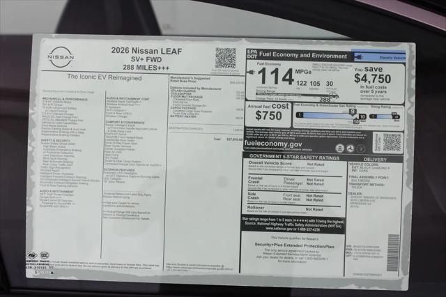 2026 Nissan LEAF SV+
