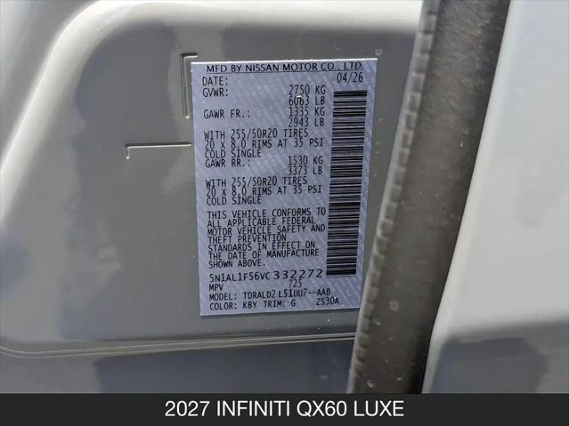 2027 INFINITI QX60 LUXE