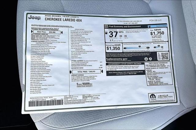 2026 Jeep Cherokee Laredo